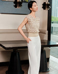 YAYING Hollow Out Sleeveless Knitwear