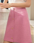 YAYING Tweed Parisian-Style Skirt