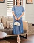 YAYING Water-soluble Lace Short-sleeve Top