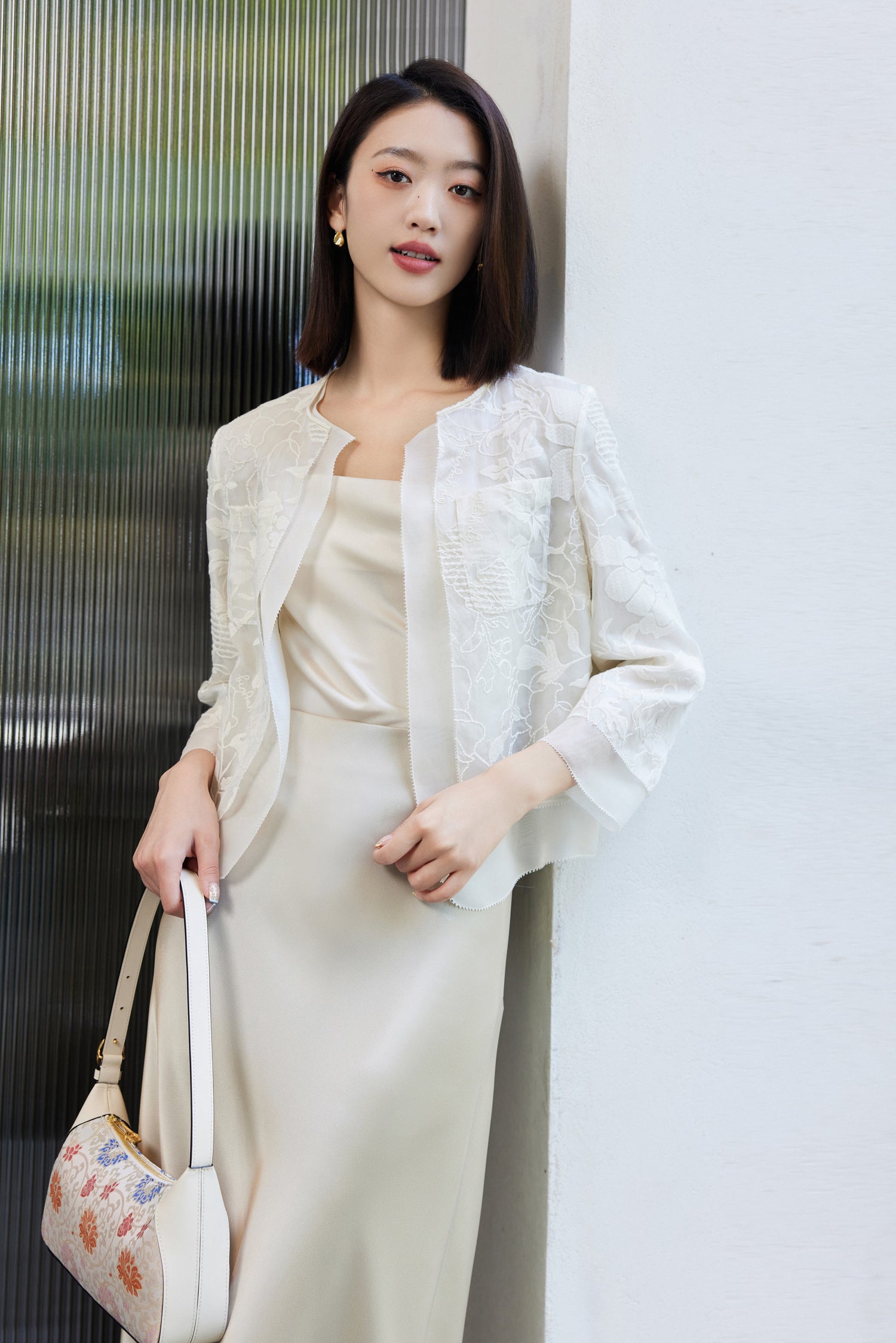 EP YAYING New Chinese Style Silk Jacket