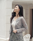 YAYING Water-Soluble Lace Knit Cardigan