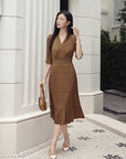 YAYING One-Piece Tea-Length Dress