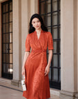 YAYING Mulberry Silk Red Dress