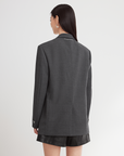 EP YAYING Gray Wool Blazer