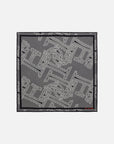 EP YAYING Silk Letter Print Scarf