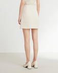EP YAYING Woolen Parisian-Style Skirt