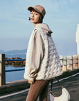 EP YAYING White Duck Down Puffer Vest