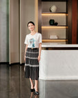 YAYING Acetic Acid Straight Shoulder Coat
