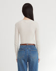 EP YAYING Slim Fit Round Neck Knit Sweater