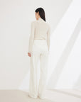 EP YAYING Cotton Linen Straight Jeans