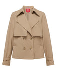 YAYING Wool Short Trench Coat