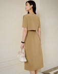 YAYING Vintage Mulberry Silk Dress EPJES4628BE