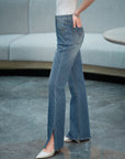 YAYING High-Waisted Flared Jeans