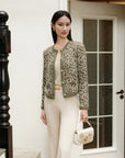 YAYING Knit Braided Embroidery Jacket EPJAB9119AG