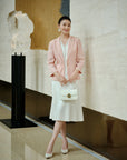 YAYING Silk Floral Jacquard Suit Jacket