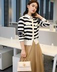 EP YAYING Merino Wool Knitted Cardigan