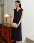 YAYING Waist-Cinched Vest Dress