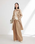 EP YAYING Mid-length Trench Coat EGJPS7301AE