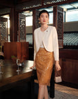 YAYING Silk and Wool Short Jacket
