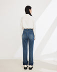 EP YAYING Long-staple Cotton Slim Jeans