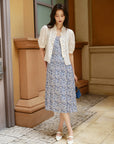 EP YAYING Traditional Chinese Style Floral Suspenders Dress