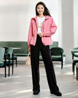 YAYING Straight Leg Black Pants
