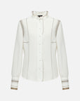 EP YAYING Ruffled Embroidered Shirt EGKAS2228AW