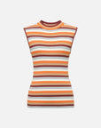 EP YAYING Horizontal Stripe Knit Vest EGKAA9017AO