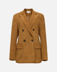 EP YAYING Pleated Textured Blazer EGKAA1108AT