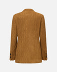 EP YAYING Pleated Textured Blazer EGKAA1108AT