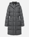 EP YAYING Wool-Blend Long Down Coat EGKIWY922AC