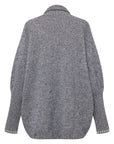 YAYING Golden Cashmere Sweater Cardigan