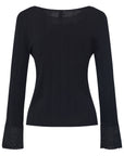 YAYING Boat Neck Knit Top