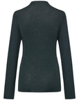 YAYING Mock-Neck Cable-Knit Cashmere-Silk Top