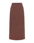 EP YAYING Plaid Relaxed Skirt EGLIA3503A