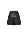 EP YAYING Minimalist Commuter Leather Shorts