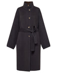 EP YAYING Silk-Wool-Yak Blend Long Coat