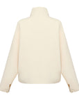 YAYING Cloud Cashmere Stand Collar Coat