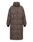 YAYING Brown Long Down Coat