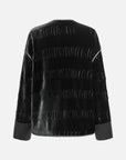 EP YAYING Velvet Pleated Jacket EGJAA1269AH