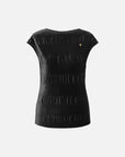 EP YAYING Velvet Pleated Slim Top