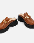 EP YAYING College Style Half-drag Loafers