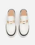 EP YAYING College Style Half-drag Loafers