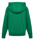 YAYING Printed Loose Hooded Sweatshirt
