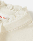 EP YAYING Petal-Collar Soft Wool Knit Sweater