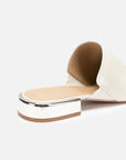 EP YAYING Low-heeled Muller Slippers for Outdoor Wear