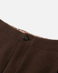 EP YAYING Textured Brushed Straight-Leg Pants