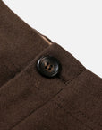 EP YAYING Textured Brushed Straight-Leg Pants