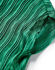 YAYING Green Pleated Top