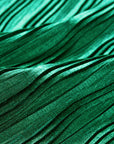 YAYING Green Pleated Top